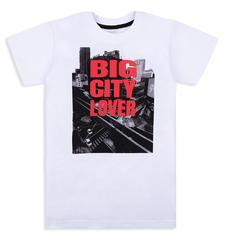 Футболка детская для мальчика Gabbi FT-20-17-2 Юниор 122 см Белый (12191) Футболка детская для мальчика Gabbi FT-20-17-2 Юниор 122 см Белый (12191)