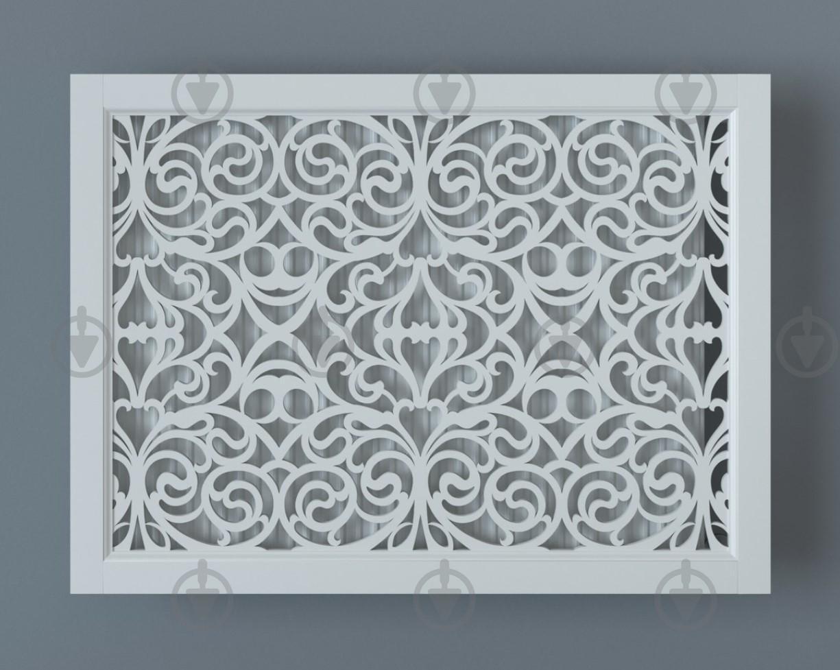 Экран-решетка декоративная на батарею отопления R27-F60 Белый (25281785) - фото 2 Экран-решетка декоративная на батарею отопления R27-F60 Белый (25281785) - фото 2