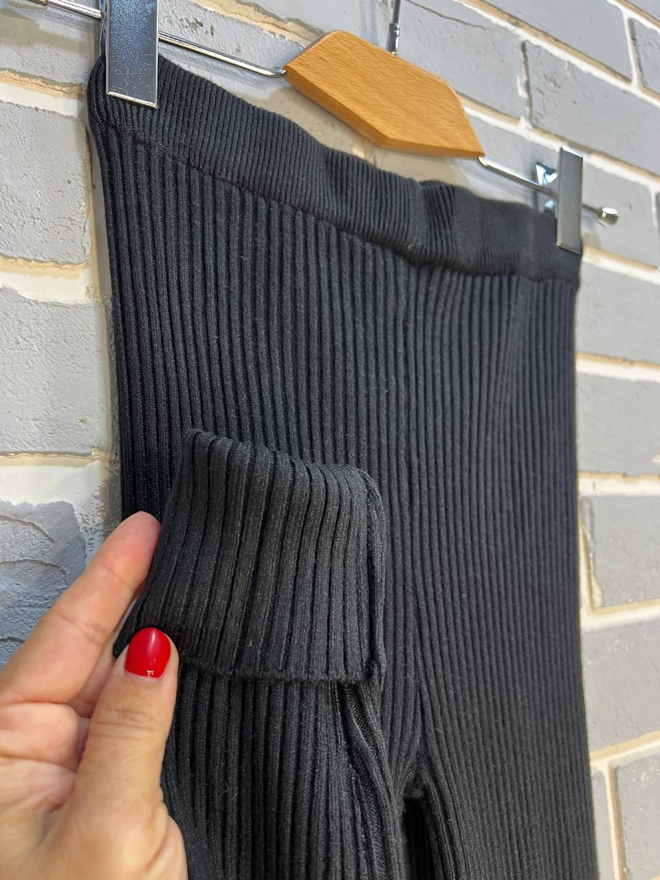 Лосини жіночі U 6157 рубчик теплі в'язка OS Чорний (2998) - фото 7 Лосини жіночі U 6157 рубчик теплі в'язка OS Чорний (2998) - фото 7