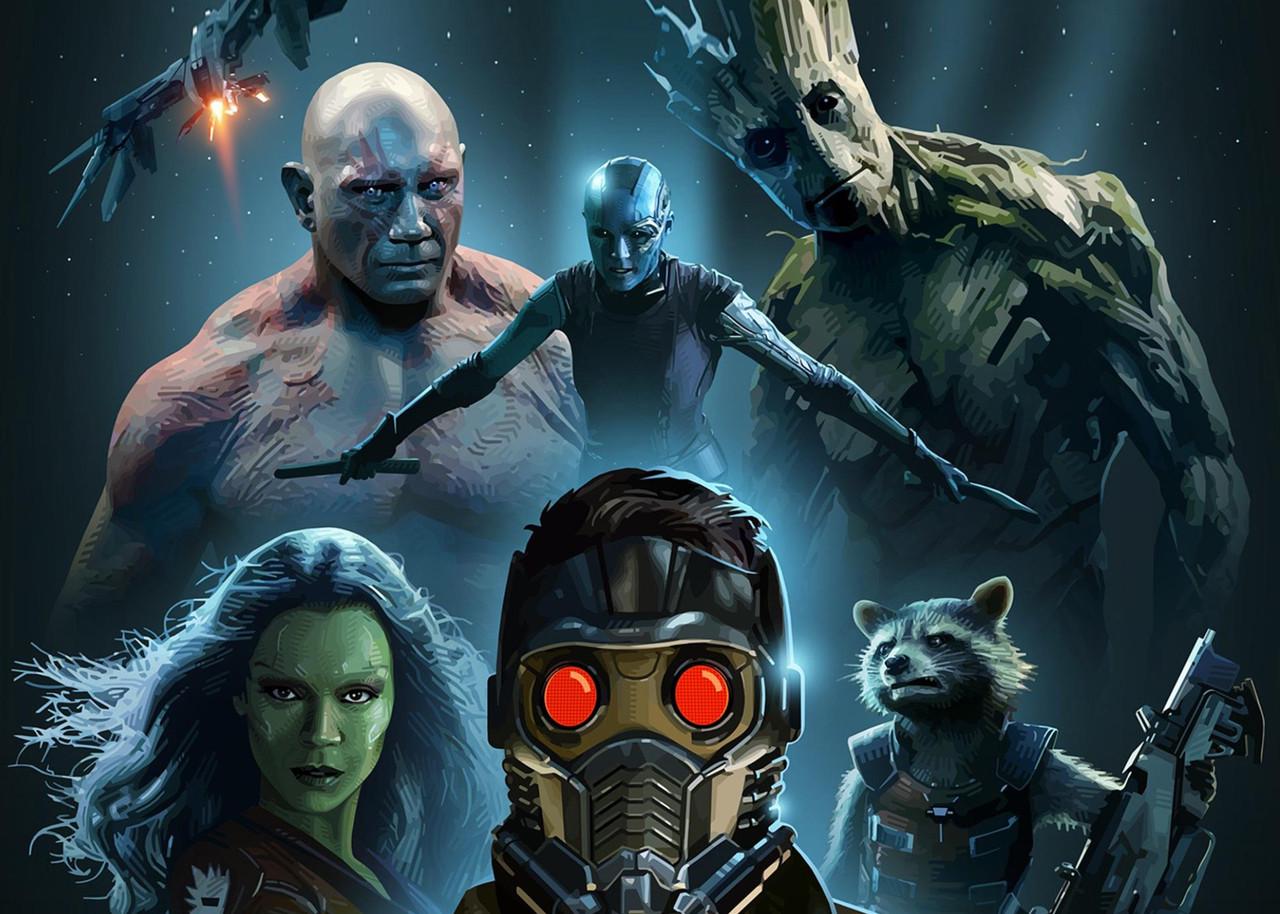 Картина GeekLand Guardians of the Galaxy (GG.09.033) Картина GeekLand Guardians of the Galaxy (GG.09.033)