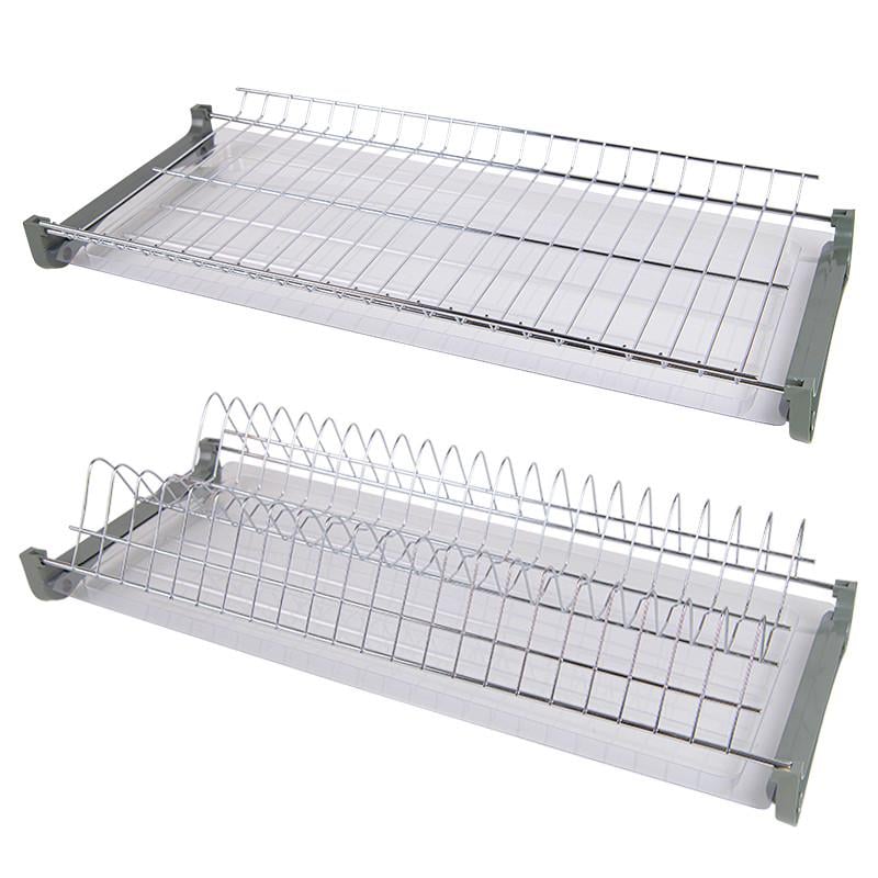 Сушарка для посуду Giff 800 мм без рами Хром (60766)