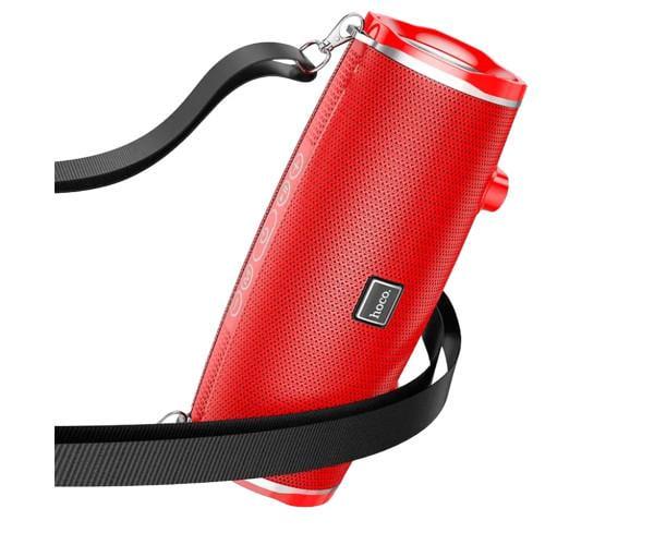 Колонка портативная Bluetooth Hoco BS40 FM TF USB AUX TWS Красный