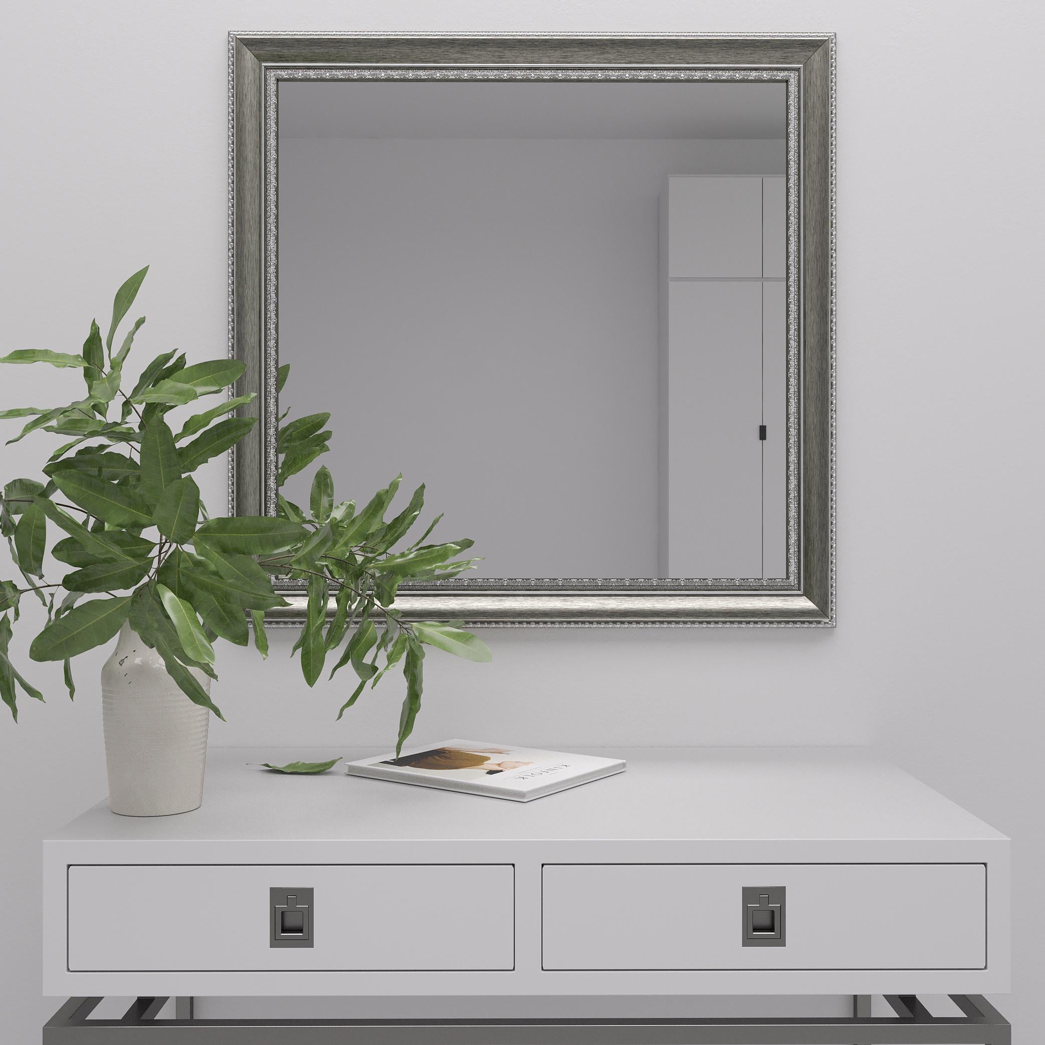 Зеркало настенное Black Mirror 90x90 см Серебряный (5826-26)