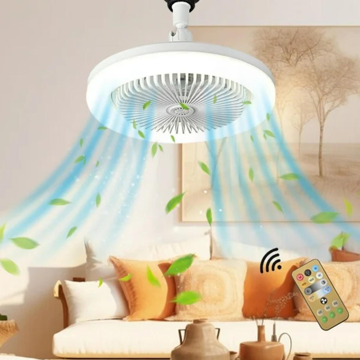 Вентилятор-люстра стельовий Multi-Function Fan Light 2в1 з пультом - фото 4