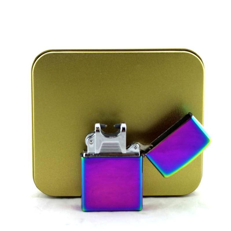 Зажигалка импульсная USB NB-215 Фиолетовый (IR004626)