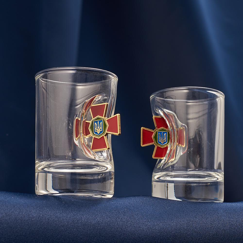 Подарочный набор рюмок с шевроном Национальная гвардия маленький (28421198) - фото 5 Подарочный набор рюмок с шевроном Национальная гвардия маленький (28421198) - фото 5