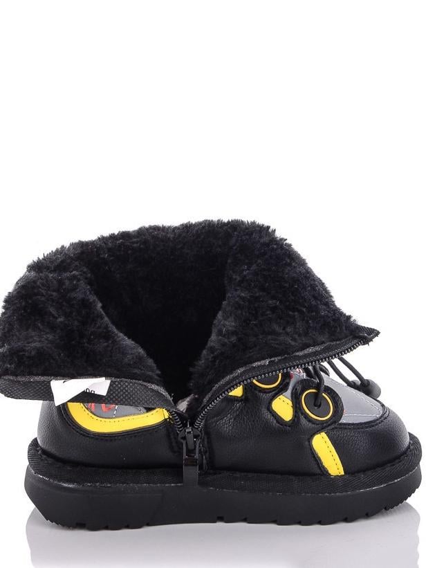 Дутики Paliament C8855-9 с натуральной шерстью р. 30 Серо-желтый (994010) - фото 2