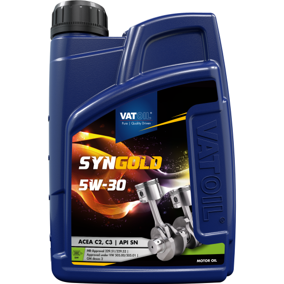 Мастило моторне Vatoil SynGold 5W-30 4 л Acea C3-12 API SN (50026)