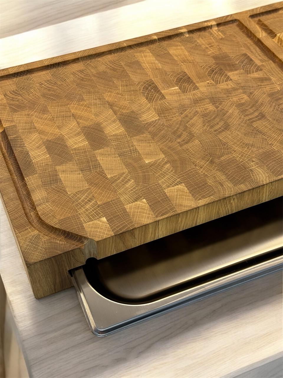 Дошка обробна Gorillas BBQ торцева подвійна з піддоном 700х300х60 мм (DS56) - фото 10 Дошка обробна Gorillas BBQ торцева подвійна з піддоном 700х300х60 мм (DS56) - фото 10