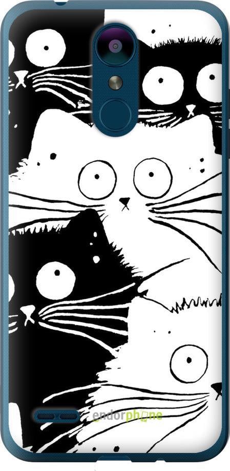 Чехол на LG K8 2018 Коты v2 (3565u-1384-42517)