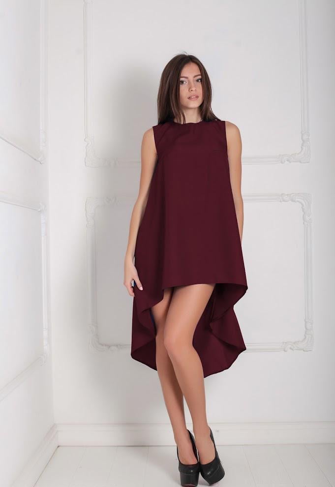 Платье женское Podium Feder 18998-BORDO XS Бордовый