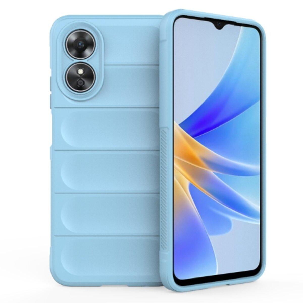 Противоударный чехол для OPPO A17 4G Cosmic Magic Shield / Light Blue