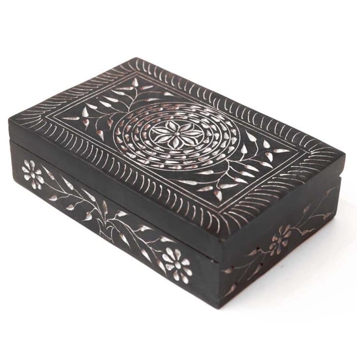 Шкатулка для бижутерии Мандала каменная (9170364)