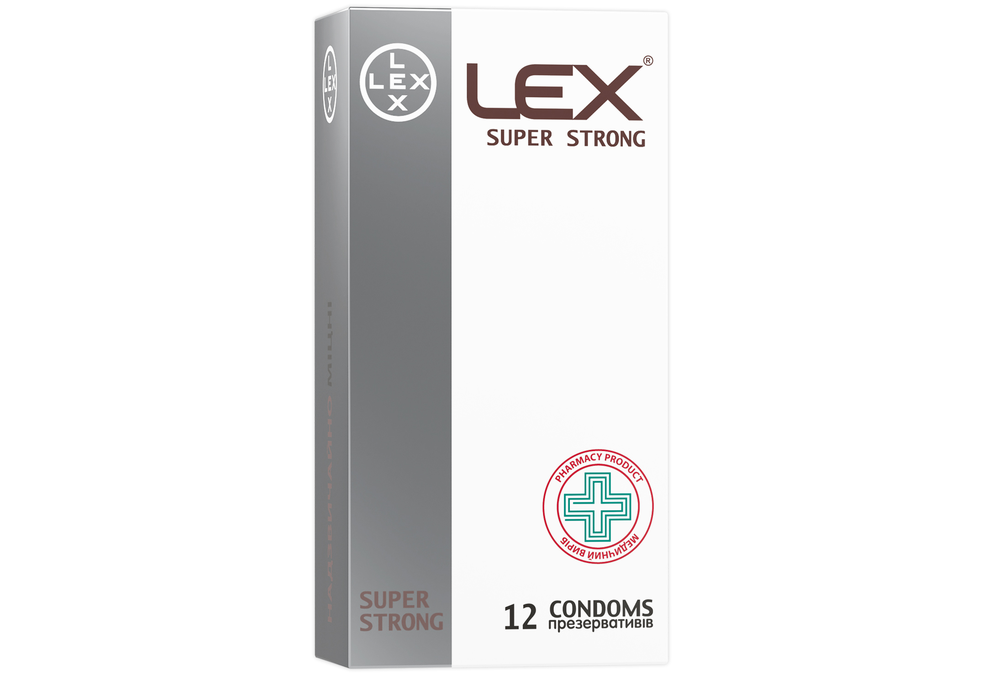 Презервативы LEX Super Strong повышенный уровень надежности 12 шт (CO000397)
