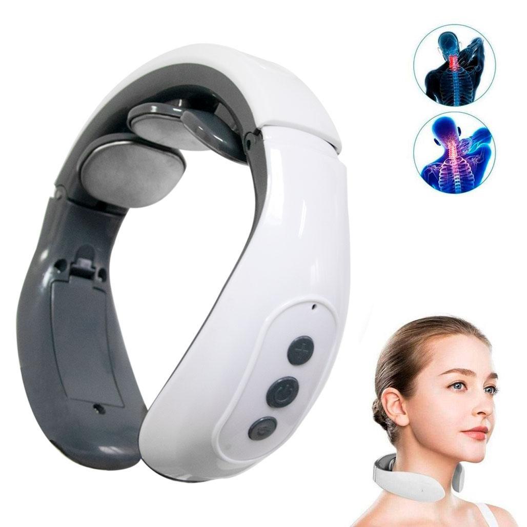 Килимок масажний для ніг EMS Foot Massager та масажер для шиї Smart Neck Massager HX-1680 33x27,5 см (3000138-TOP-2) - фото 2