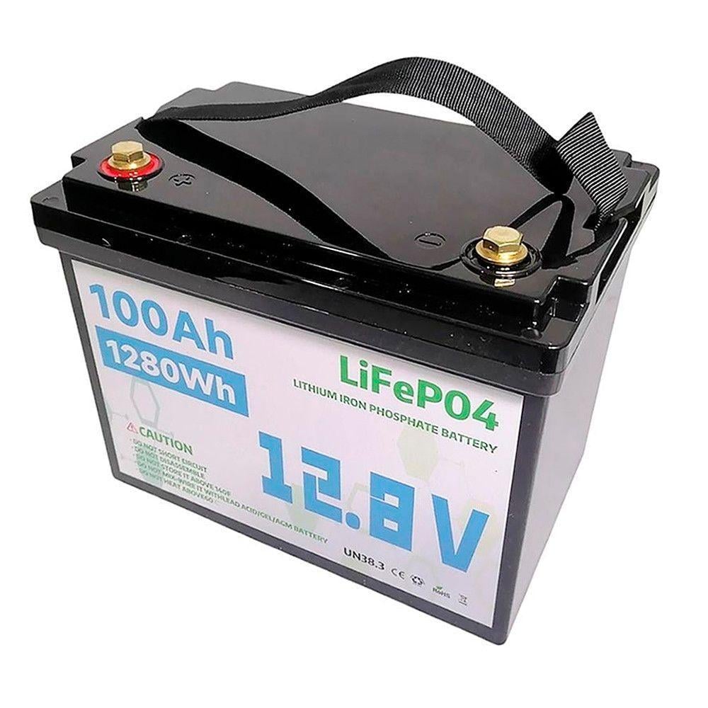 Аккумулятор для ИБП LiFePO4 литий-железо-фосфатный и солнечных электростанций 12V 100 Ah 1280 Wh (9717)
