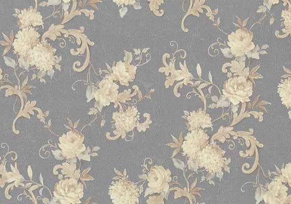 Обои Lanita ЕШТ Agave декор 5-1405 Skif виниловые на флизелиновой основе 1,06х10,05 м Серо-бежевый