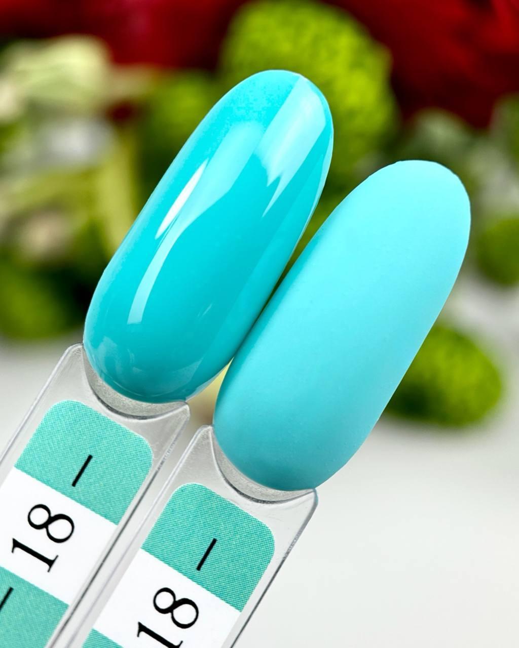 Гель-лак Crooz Gel Polish №18 8 мл Бирюзовый Гель-лак Crooz Gel Polish №18 8 мл Бирюзовый
