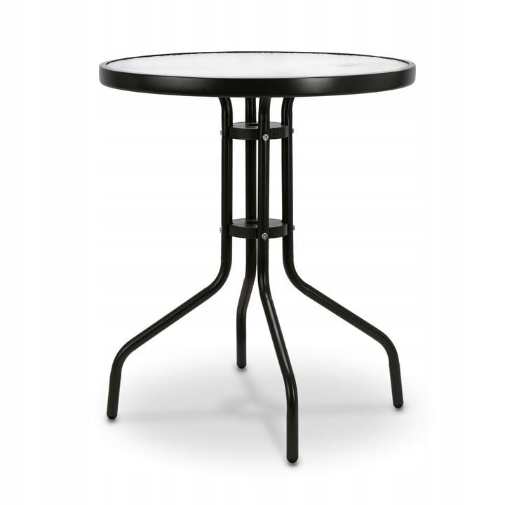 Стол стеклянный садовый для террасы Bonro B-60 Черный (5159) - фото 9 Стол стеклянный садовый для террасы Bonro B-60 Черный (5159) - фото 9