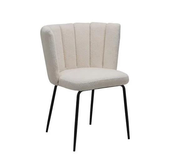 Стул для кухни Vetro Mebel M-200 Черный/Айвори (M-200-ivory-boucle/black)