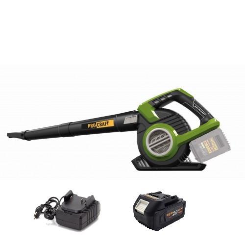 Пилосос-повітродувка Procraft VB20 з акумулятором та зарядним (1938905878)