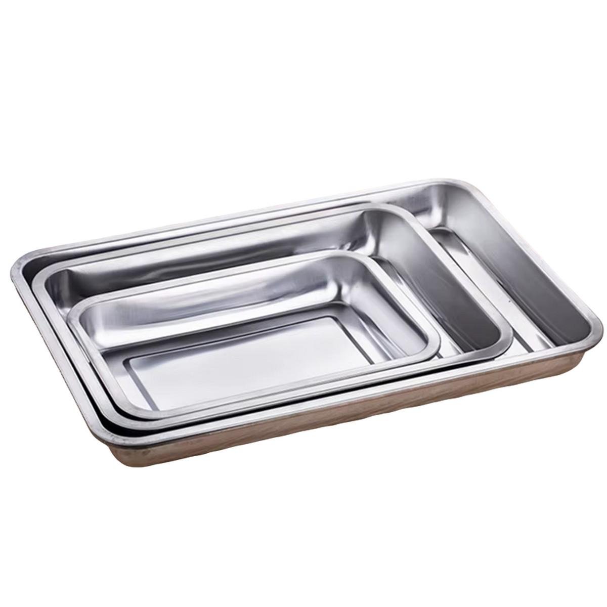 Набор противней из нержавеющей стали A-PLUS 3 шт.