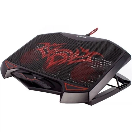 Підставка для ноутбука до 17 GamePro H1 3x8 см вентилятори 2xUSB Black (MCT-CW-CGPH1)