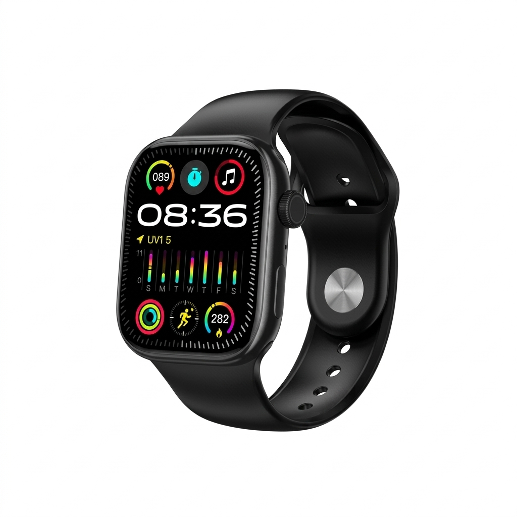 Смарт-часы Borofone BD14 Plus 51 мм 200 mAh IP54 BT5.3 Black (6941991126192)
