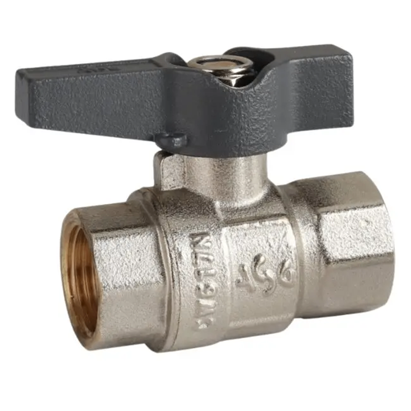 Кран кульовий ASG+ 1 ВВ прямий латунь (6553005) Кран кульовий ASG+ 1 ВВ прямий латунь (6553005)