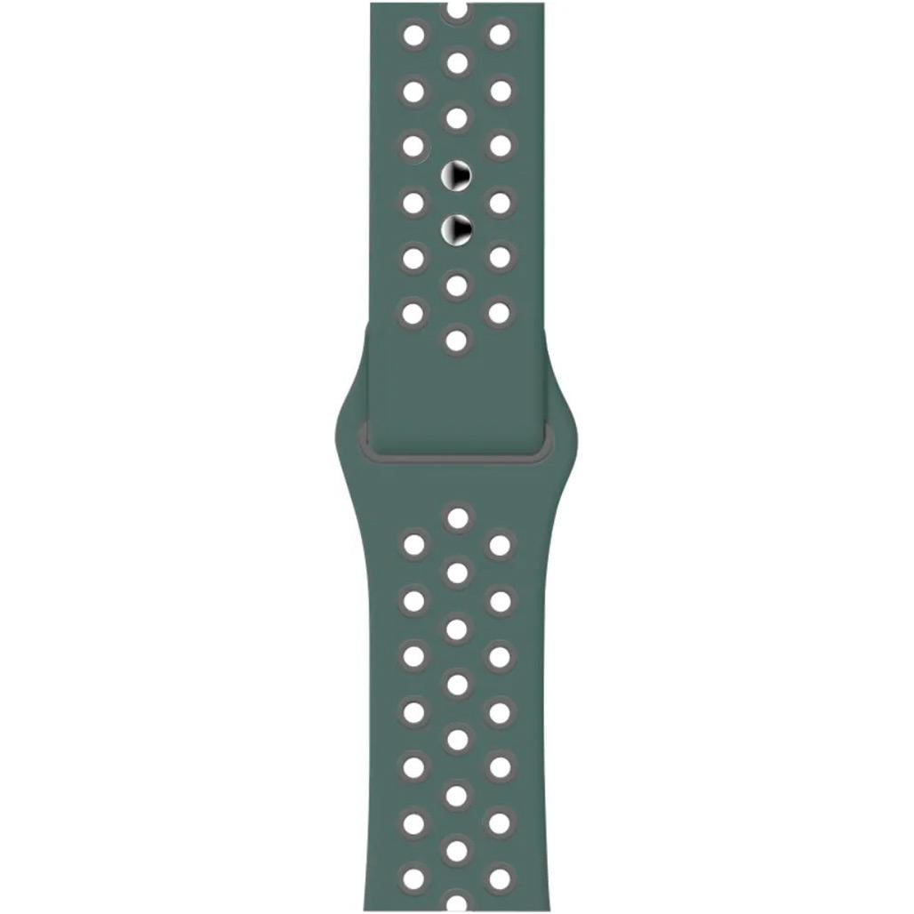 Ремінець Apple Watch Sport Nike 38/40/41 мм Gray/Green