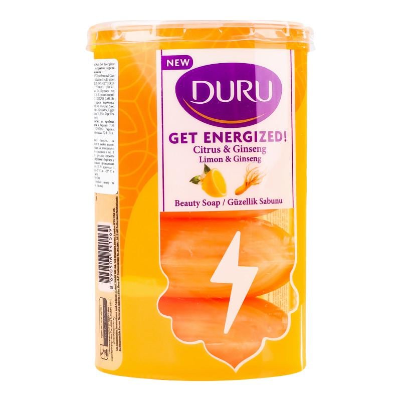 Мыло твердое Duru Fresh Sensations Имбирь и цитрус 360 г (8690506541569)