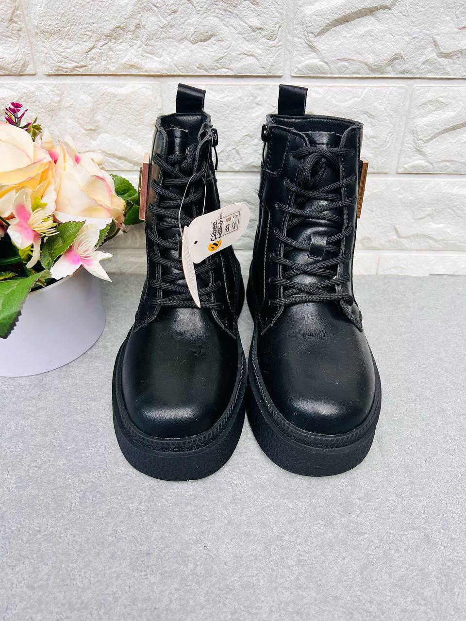 Сапоги для девочки зимние Clibee 1884 р. 35 23 см Черный (1884-3) - фото 2 Сапоги для девочки зимние Clibee 1884 р. 35 23 см Черный (1884-3) - фото 2