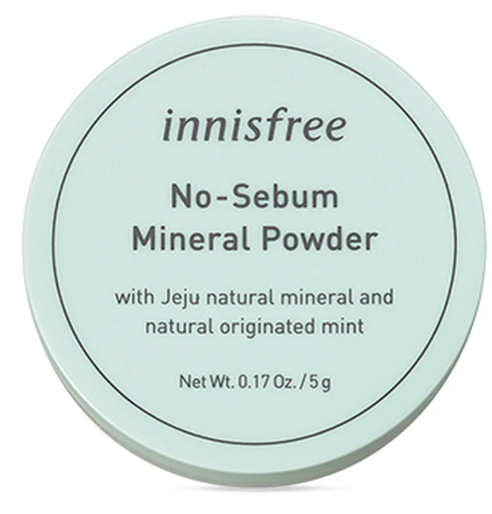Пудра мотирующая INNISFREE с легким мятным ароматом No Sebum Mineral Powder 5 г Прозрачный Пудра мотирующая INNISFREE с легким мятным ароматом No Sebum Mineral Powder 5 г Прозрачный