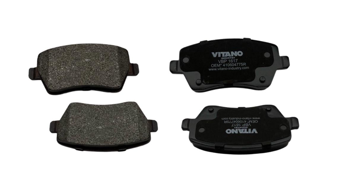 Колодки тормозные передние VBP 1617 (ОЕМ 41 06 040 76R) Renault Nissan Logan, Sandero, Duster, Clio, Kangoo, Nissan Terrano, Lada Largus