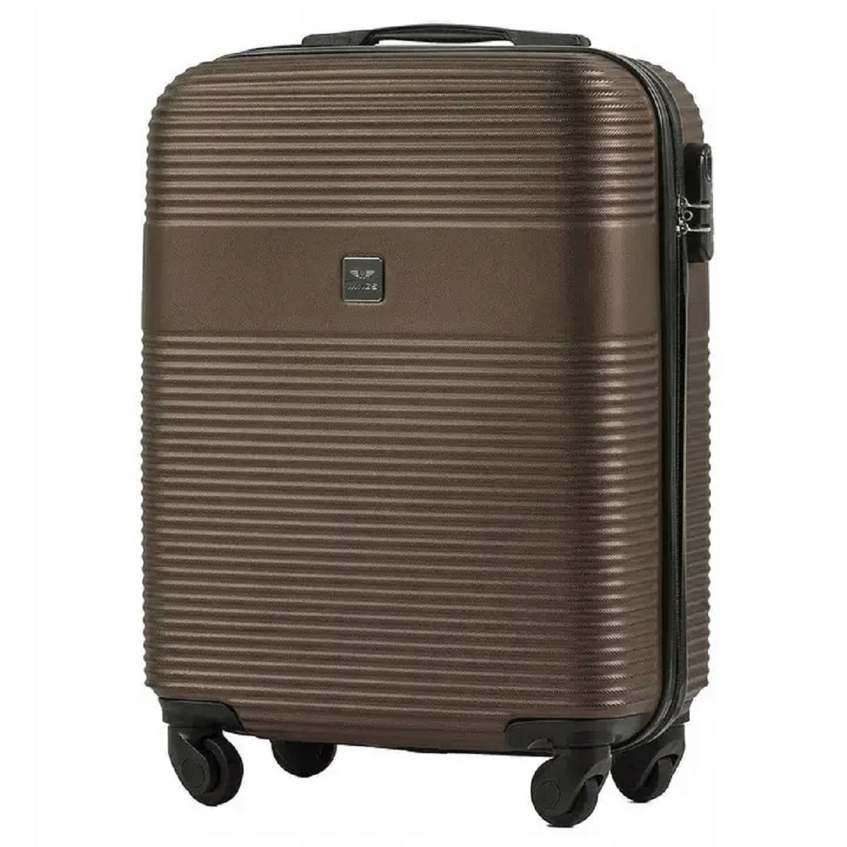 Чемодан Wings 5398 микро пластиковый Коричневый (Wp00580)