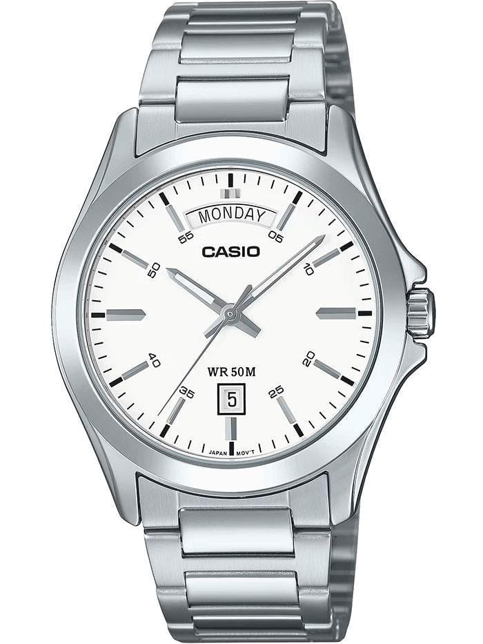 Наручний годинник чоловічий Casio MTP-1370D-7A3 Timeless Collection Білий (2824787766)