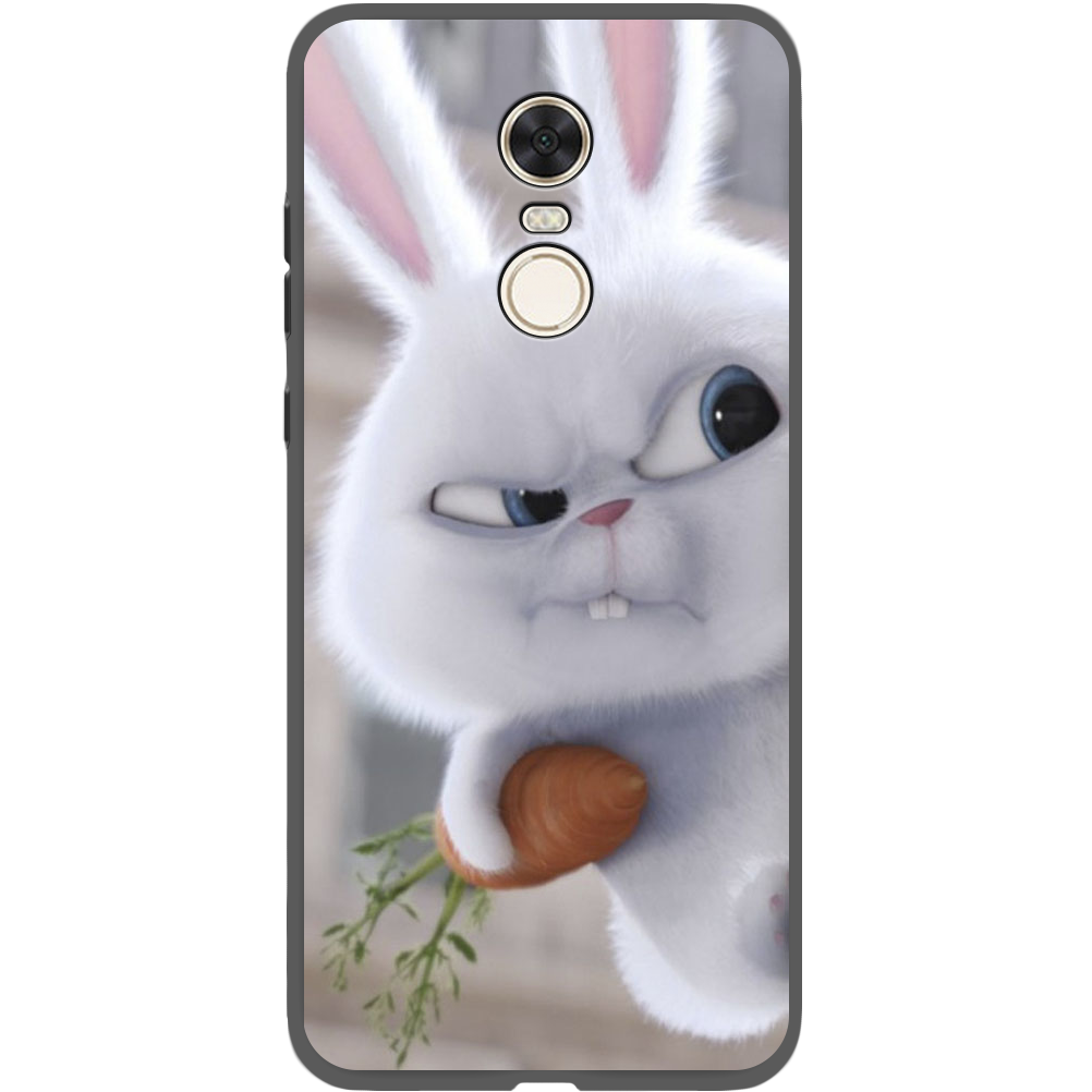 Чехол BoxFace Xiaomi Redmi 5 Plus Rabbit Snowball Черный силикон (32522-up1116-34772)
