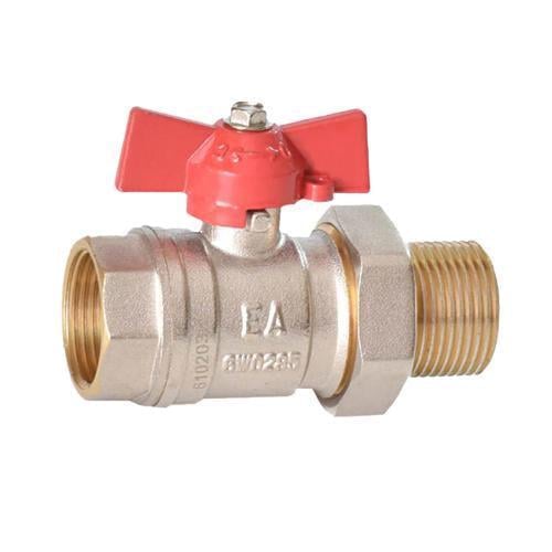 Кран американка Euroaqua 15 1/2" ВЗ FF Цинк (EA-FF12401)