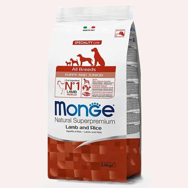 Корм для дорослих собак Monge Dog All breeds ягня/рис та картопля 2,5 кг (27260391)