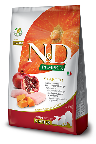 Корм для собак Farmina N&D Grain PUMPKIN CHICKEN&POMEGRANATE STARTER PUPPY ALL BREEDS 2,5 кг (192320)