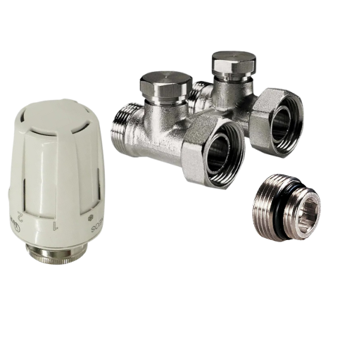 Комплект радиаторный прямой IVR 3/4"-3/4" М 30х1,5 NEOS