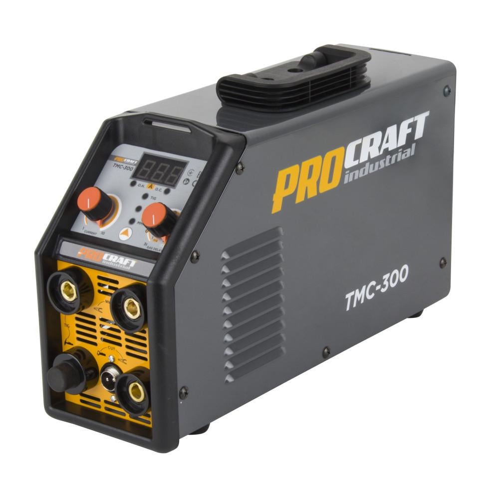 Сварочный аппарат инверторный Procraft Industrial TMC300 3в1 Plasma/MMA/TIG 300А плазморез/аргон/электрод