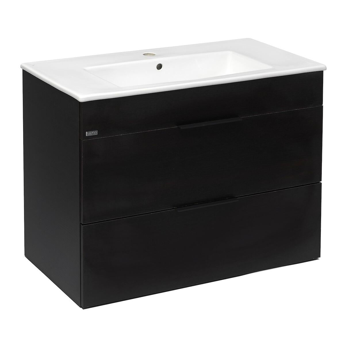 Тумба с умывальником подвесная Jika Сube H4537621763021 80x62,2x43 см Коричневый (113184)