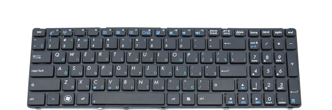 Клавиатура для ноутбука Asus A72 A72Ju матовая (04GNV32KRU00)