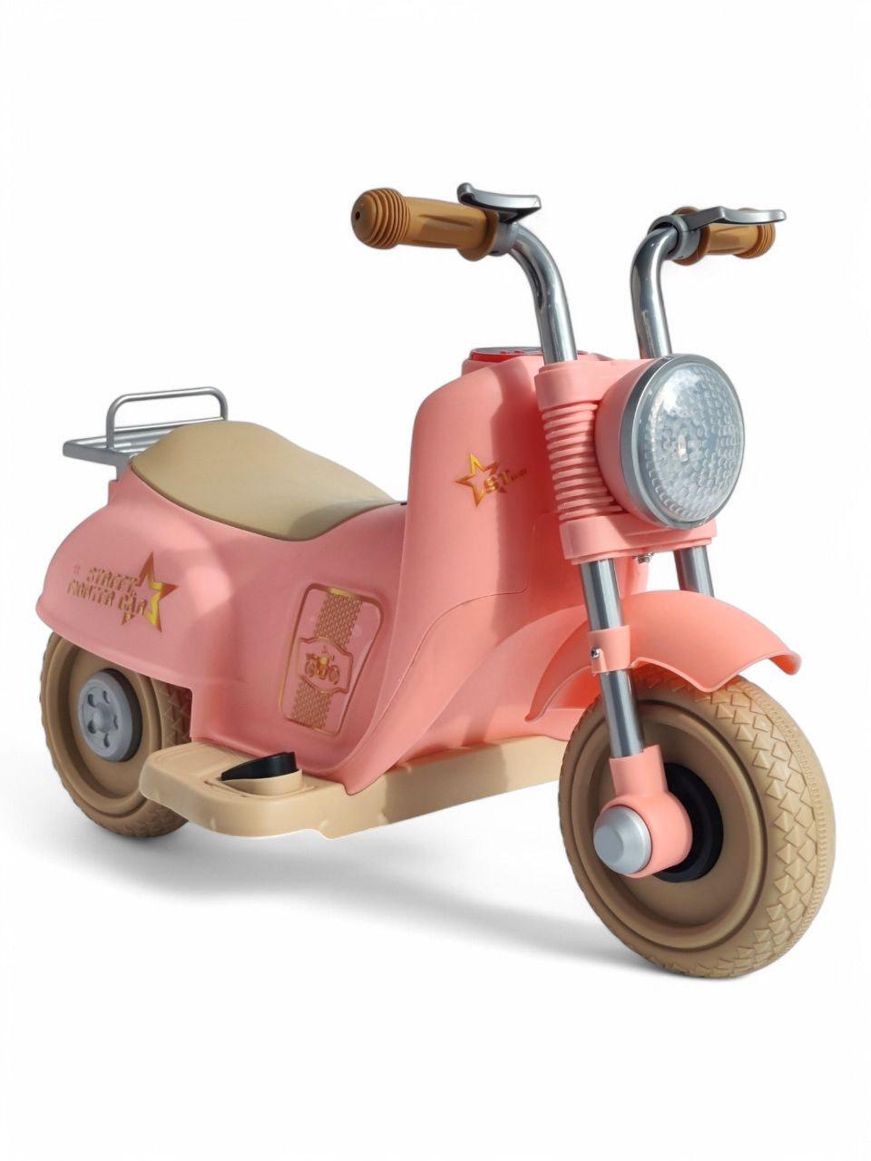Детский беговел электро Babymoto Electro ST-618A на 3 колесах со световыми и звуковыми эффектами и аккумулятором 6V/4,5Ah Розовый (ST-618Ar-s2) Детский беговел электро Babymoto Electro ST-618A на 3 колесах со световыми и звуковыми эффектами и аккумулятором 6V/4,5Ah Розовый (ST-618Ar-s2)