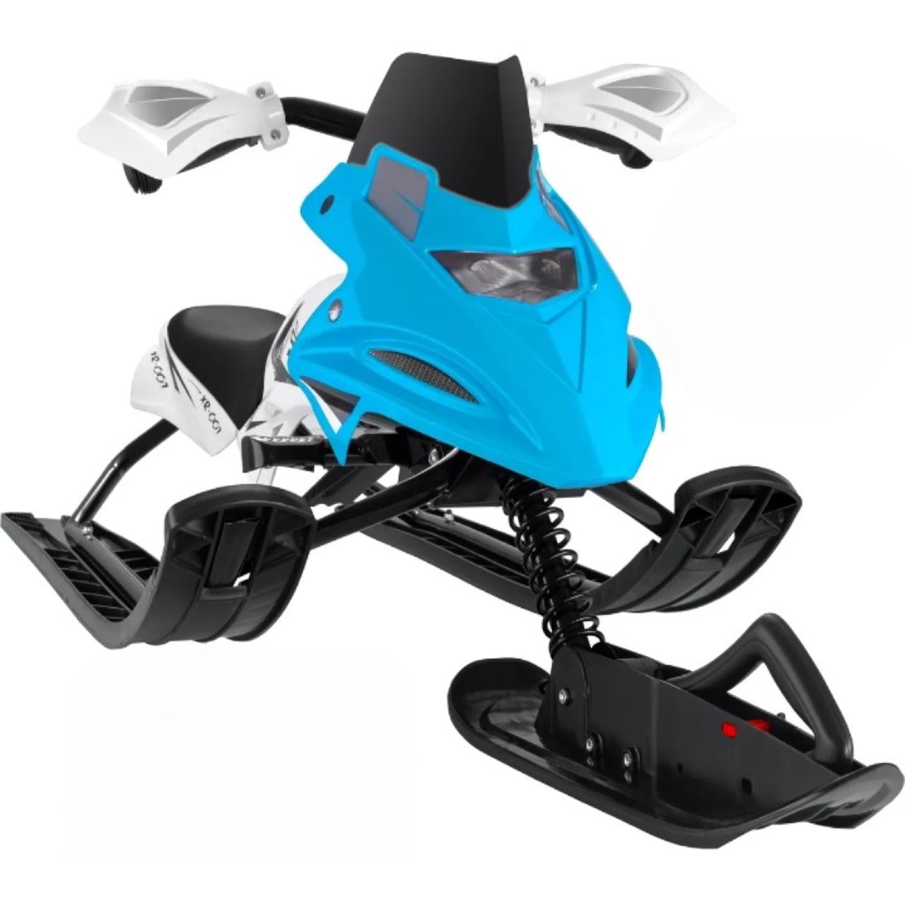 Санки-лыжи детские металлические KESSER с рулем Голубой