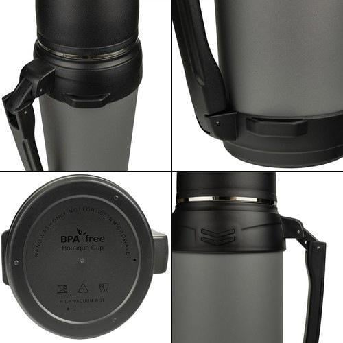 Термос Tribe Family line 34х15х15 см 2,0 л Серый (T-DG-0001) - фото 5 Термос Tribe Family line 34х15х15 см 2,0 л Серый (T-DG-0001) - фото 5