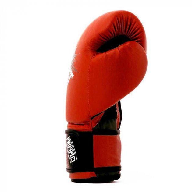 Боксерские перчатки Everlast Prospect Gloves 8 унций Черный/Красный (820260-70-4) - фото 3