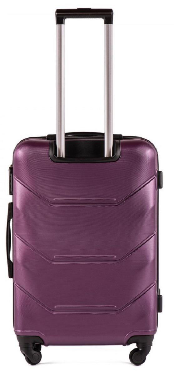 Валіза пластикова Wings 147 велика Темно-фіолетовий (Wp00294) - фото 3 Валіза пластикова Wings 147 велика Темно-фіолетовий (Wp00294) - фото 3
