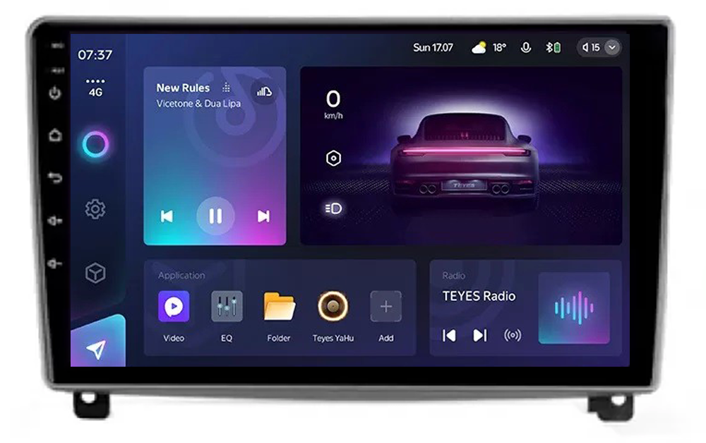 Автомагнитола штатная Teyes CC3 2K 4/32 GB для Peugeot 407 1 2004-2011 L1 9" (AR-76336)